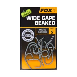 Fox Edges Wide Gape Beaked Hooks Size 5 Micro Barbed -Hengelsport Winkel 0be8619dce2473ed