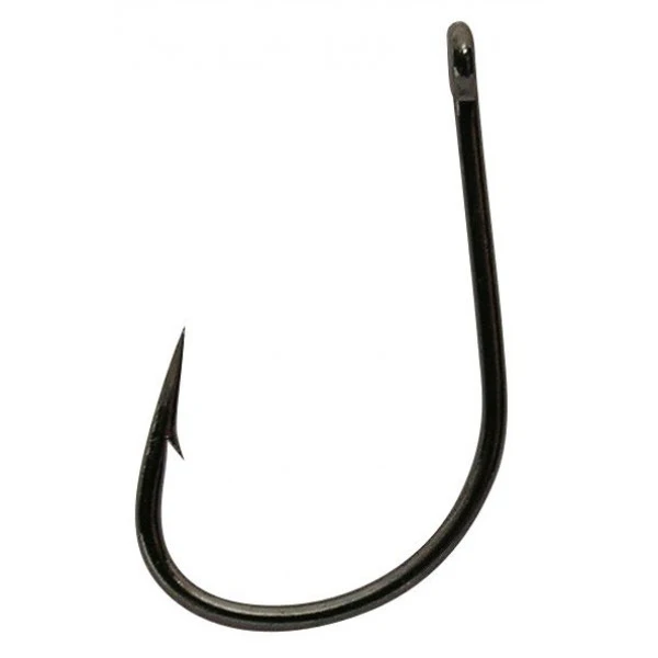 Gamakatsu LS-2033F New Label Eyed Hooks Black Size 12 3 Gamakatsu LS-2033F New Label Eyed Hooks Black Size 12