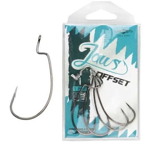 Mikado Jaws Offset Hook (size 2/0) 3 Mikado Jaws Offset Hook (size 2/0)