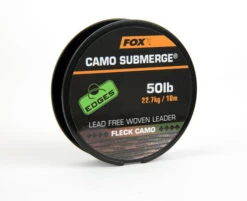 Fox Edges Submerge Camo Lead Free Woven Leader 50lb (22,7kg) 10m