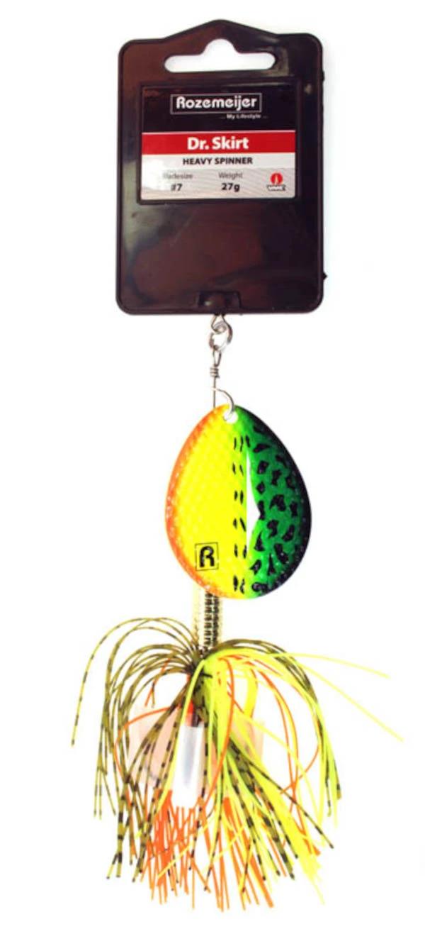 Rozemeijer Dr. Skirt Spinner Speckled Fire Tiger #7 (27g) 3 Rozemeijer Dr. Skirt Spinner Speckled Fire Tiger #7 (27g)