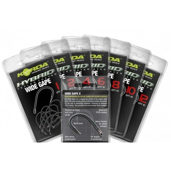 Korda Wide Gape Hook Size 12 4 Korda Wide Gape Hook Size 12 - Afbeelding 2