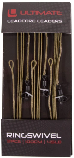 Ultimate Leadcore Leader With Swivel Weed 1m 3pcs -Hengelsport Winkel 93f47cf6da8421b3