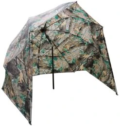 Ultimate 50'' Storm Brolly Camo (Inc. Haringen & Tension Poles) -Hengelsport Winkel e147ac382793877a