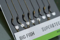 Korum Big Fish Braided Hair Rigs 6" 8pcs Size 12 Barbed -Hengelsport Winkel e8683b23200a5a01